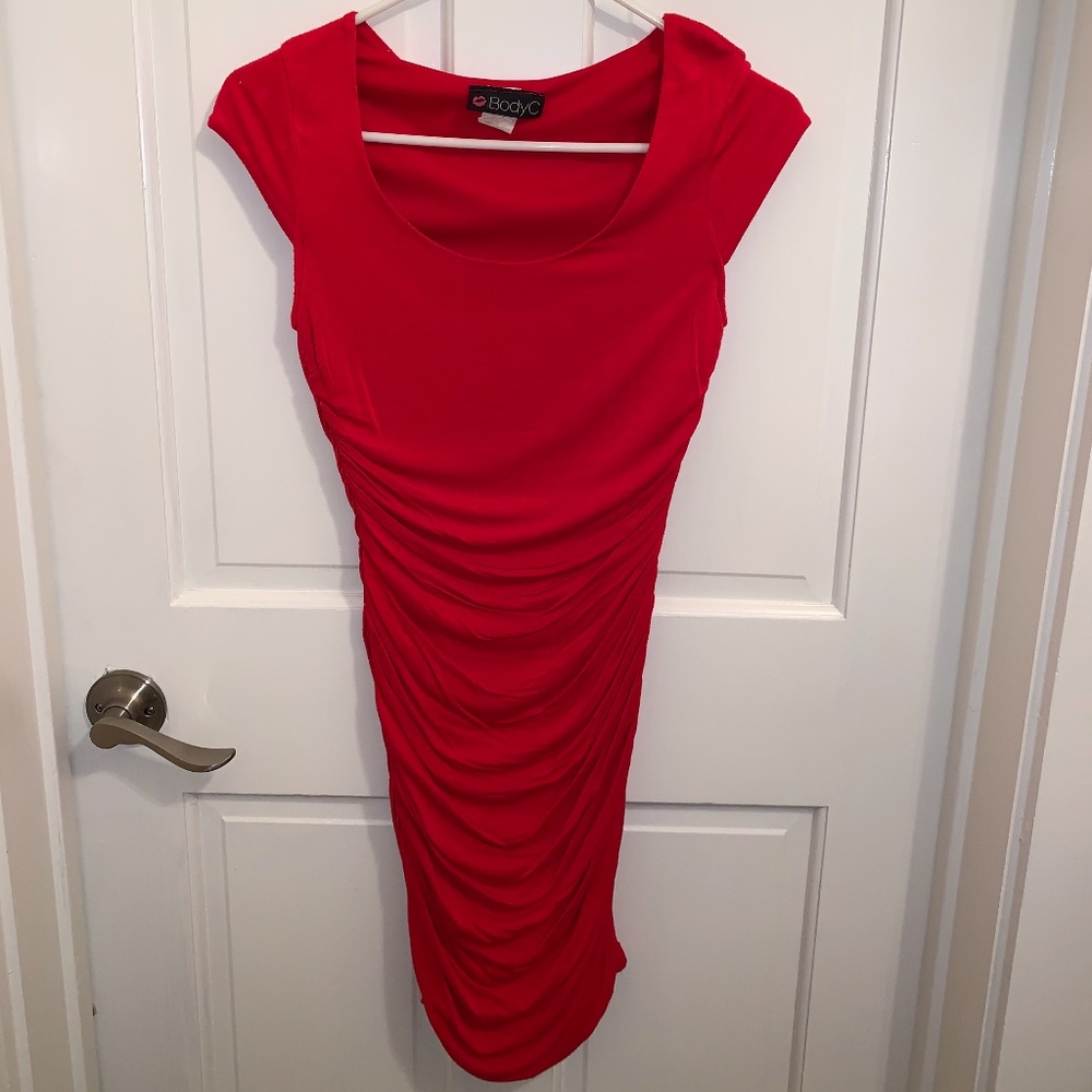 Body Central Slinky Red Dress